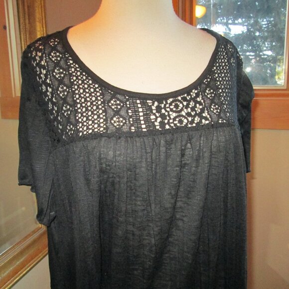 Lee David Striped Pants, Black Faded Glory Lacy Top & Fringe Shop Trends Vest - Picture 10 of 13